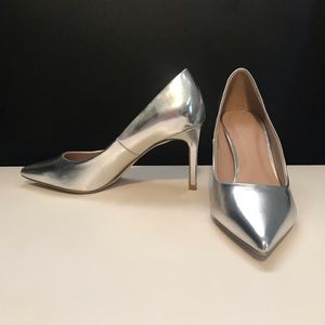 ASOS silver heels